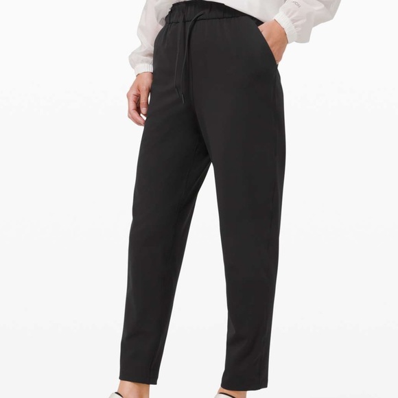 lululemon black on the fly pant 7/8 25” - Picture 3 of 6